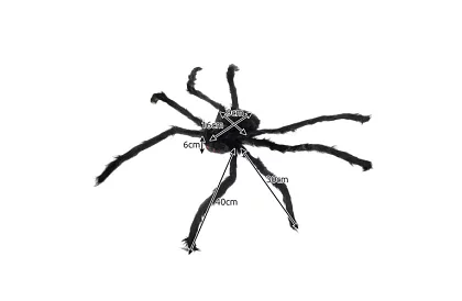 Păianjen artificial uriaș - decoratiune 90 cm