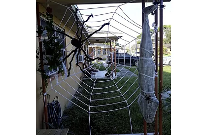 Păianjen artificial uriaș - decoratiune 90 cm