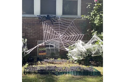 Păianjen artificial uriaș - decoratiune 90 cm