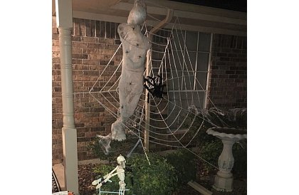 Păianjen artificial uriaș - decoratiune 90 cm