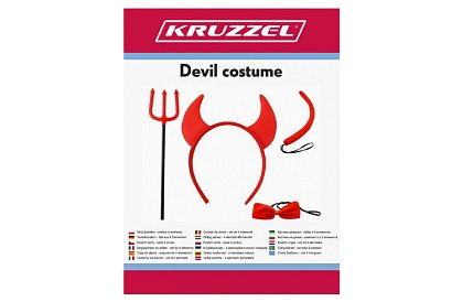 Costum - accesorii de diavol - set de 4 piese