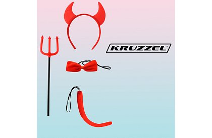 Costum - accesorii de diavol - set de 4 piese
