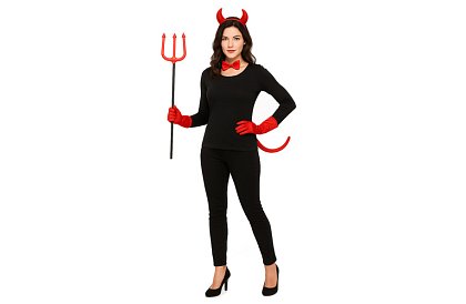 Costum - accesorii de diavol - set de 4 piese