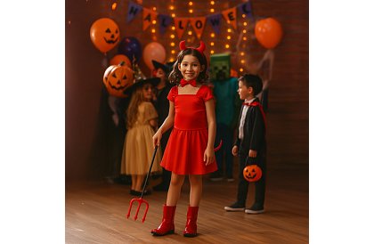 Costum - accesorii de diavol - set de 4 piese