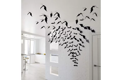 Set de 3 lilieci artificiali pentru Halloween – 47, 37 și 31 cm