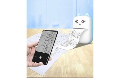 Imprimantă portabilă inteligentă - Thermoprint + 11 role de hârtie