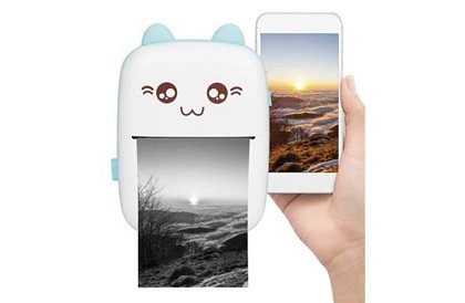 Imprimantă portabilă inteligentă - Thermoprint + 11 role de hârtie