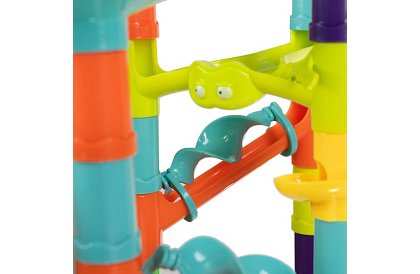 Pista creativă cu bile 113 elemente + 30 bile