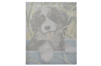 Pictură după numere - câine - 40x30 cm