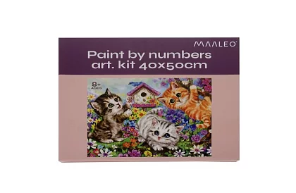 Pictură după numere - pisici - 40x50 cm