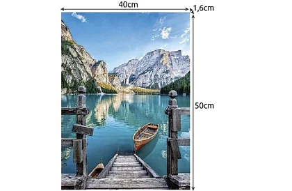 Pictură după numere - peisaj montan - 40x50 cm