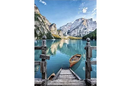 Pictură după numere - peisaj montan - 40x50 cm