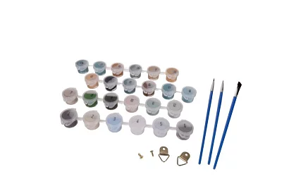 Pictură după numere - peisaj montan - 40x50 cm