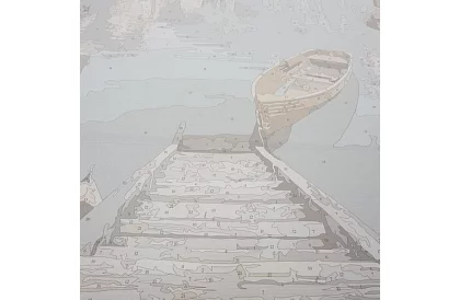 Pictură după numere - peisaj montan - 40x50 cm