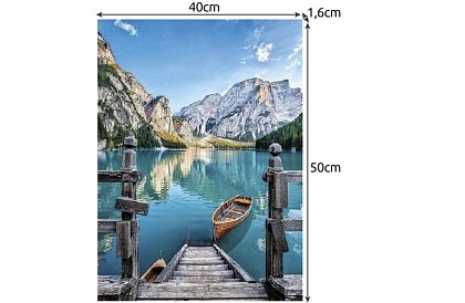 Pictură după numere - peisaj montan - 40x50 cm