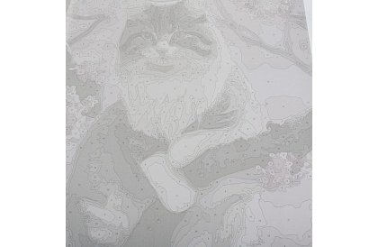 Pictură după numere - pisică - 40x50 cm