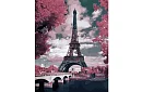 Pictură după numere - Turnul Eiffel - 40x50 cm