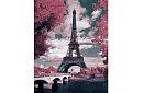 Pictură după numere - Turnul Eiffel - 40x50 cm