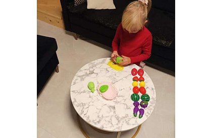 Set de tăiere - fructe de tăiat în coș