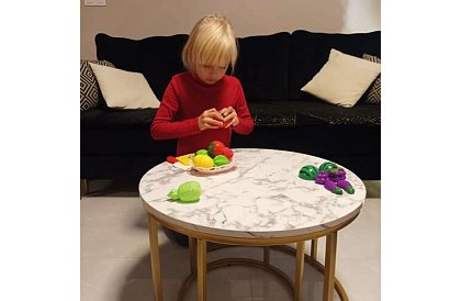 Set de tăiere - fructe de tăiat în coș