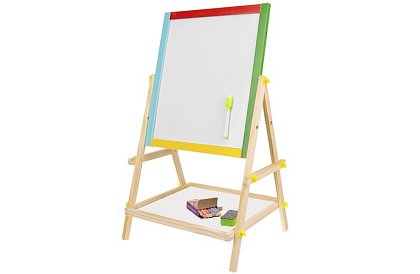 Tablă de lemn dublă pentru copii