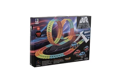 Pista de mașini flexibilă de 4,8 metri + mașină