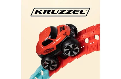 Pista de mașini flexibilă de 4,8 metri + mașină