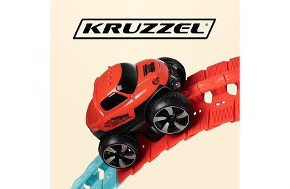 Pista de mașini flexibilă de 4,8 metri + mașină