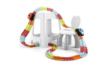 Pista de mașini flexibilă de 4,8 metri + mașină