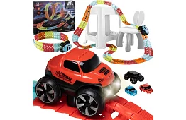 Pista de mașini flexibilă de 4,8 metri + mașină