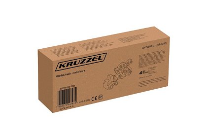 Camion din lemn pentru transportul mașinilor cu mașinu mici