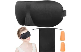 Set de somn – mască și dopuri pentru urechi + husă