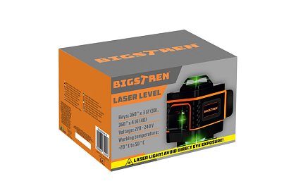 4D nivelă laser 360° – 16 linii – laser de nivelare verde