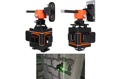 4D nivelă laser 360° – 16 linii – laser de nivelare verde