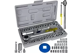 Set complet de chei cu clichet de 40 de piese pentru acasă și atelier