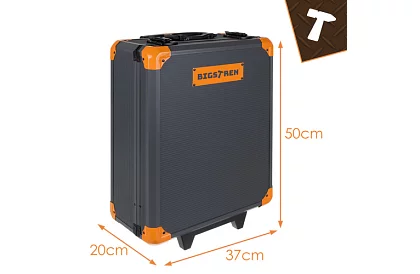 Set de unelte în cutie de aluminiu - 1000 de bucăți în set