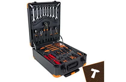 Set de unelte în cutie de aluminiu - 1000 de bucăți în set