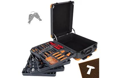 Set de unelte în cutie de aluminiu - 1000 de bucăți în set