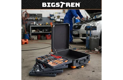 Set de unelte în cutie de aluminiu - 1000 de bucăți în set