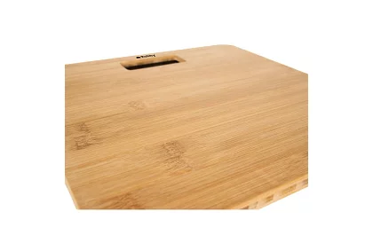 Cântar personal LCD din bambus – până la 180 kg