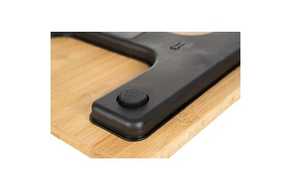 Cântar personal LCD din bambus – până la 180 kg