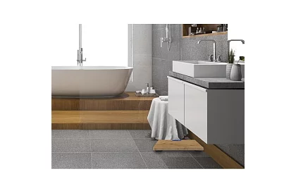 Cântar personal LCD din bambus – până la 180 kg