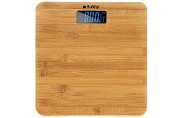 Cântar personal LCD din bambus – până la 180 kg