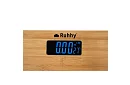 Cântar personal LCD din bambus – până la 180 kg