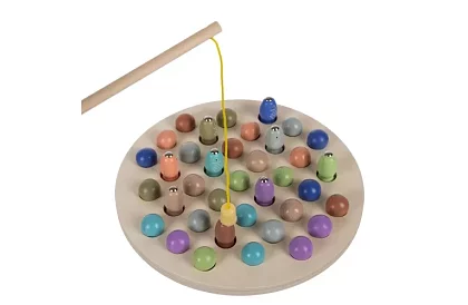 Joc de magnetic din lemn - prinderea peștilor