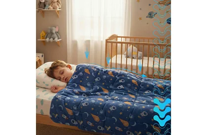 Pătură de greutate antistres – 4 kg – 150 × 100 cm