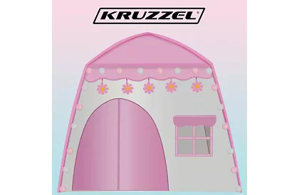 Cort de copii – căsuță cu iluminare