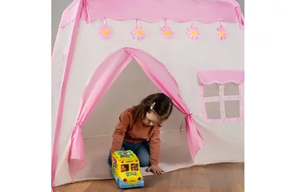 Cort de copii – căsuță cu iluminare