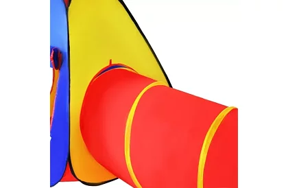 Stan cu tunel - tobogan 3 în 1