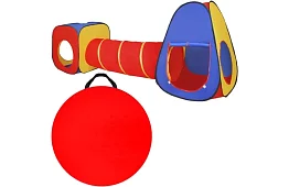 Stan cu tunel - tobogan 3 în 1